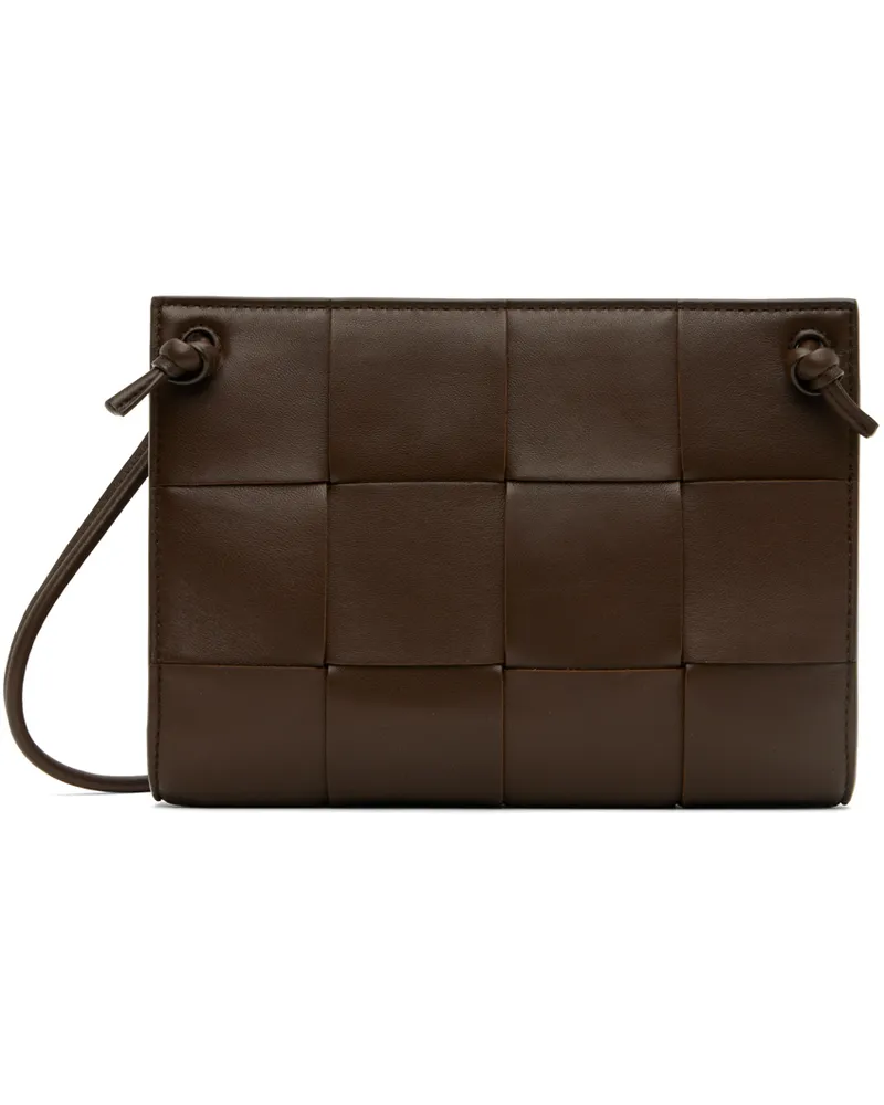 Bottega Veneta Brown Mini Cassette Bag 2016