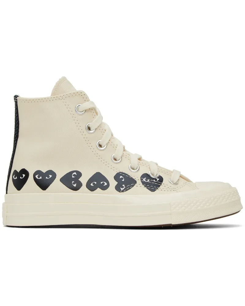 Comme des Garçons Off-White Converse Edition Chuck 70 Multi Heart Sneakers 2