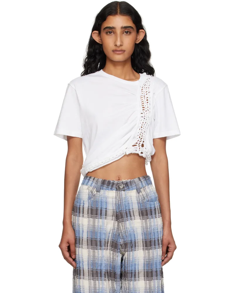 Collina Strada White Clover T-shirt White