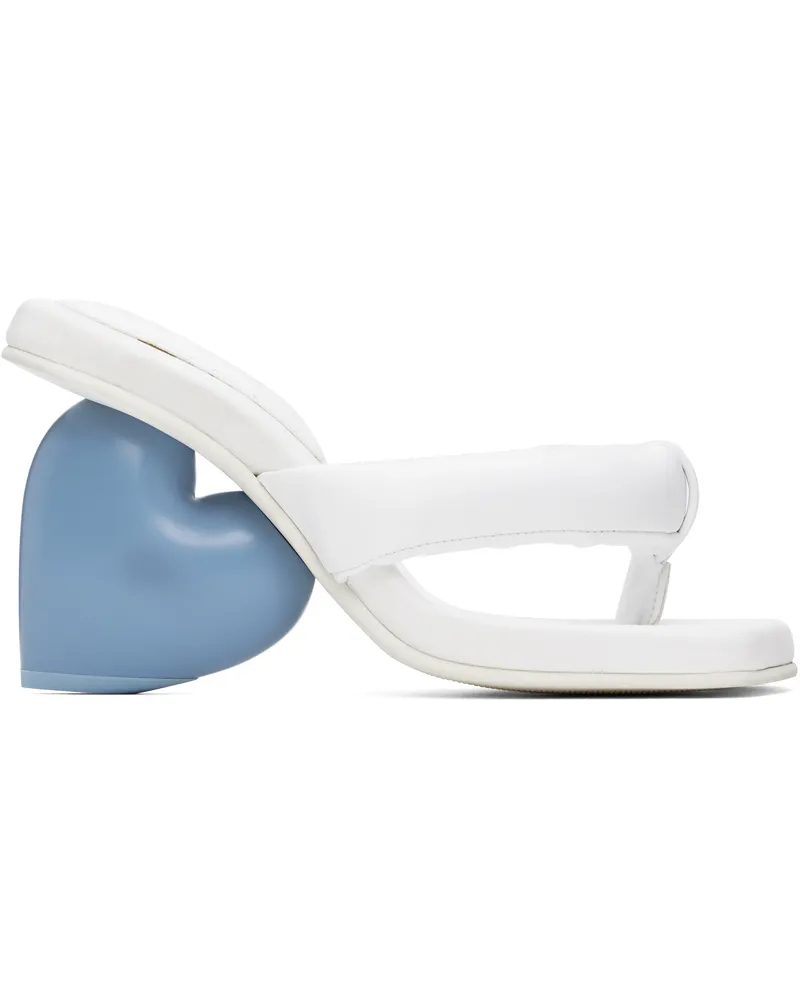 YUME YUME White Love Heeled Sandals Snow