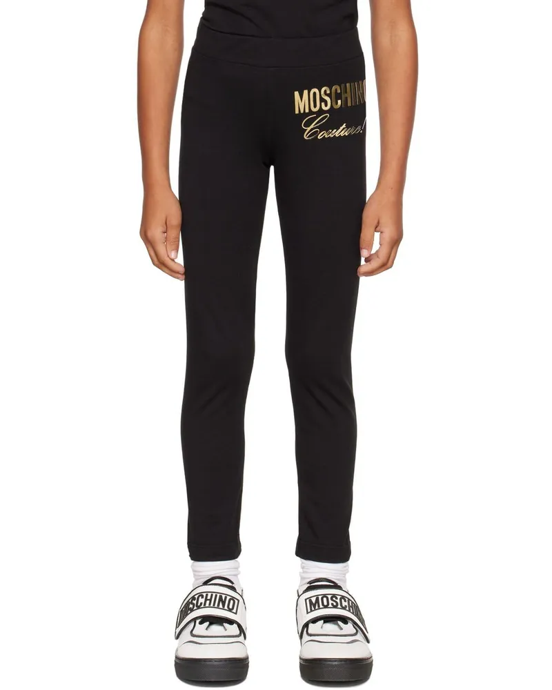 Moschino Kids Black 'Couture' Leggings Var.