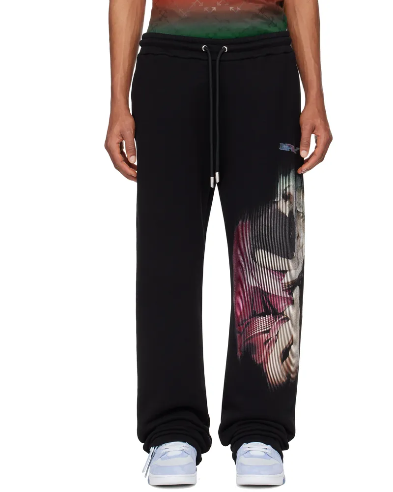 OFF-WHITE Black Col S. Matthew Sweatpants Black