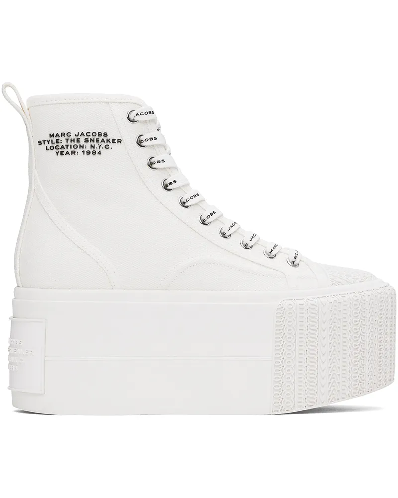 Marc Jacobs White 'The Platform High Top' Sneakers 100