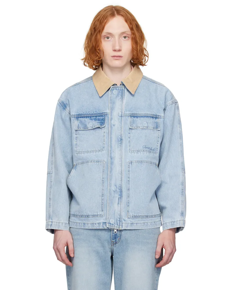 Dunst Blue Vintage Work Denim Jacket Light
