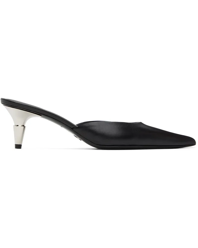 Proenza Schouler Black Spike Mules 001