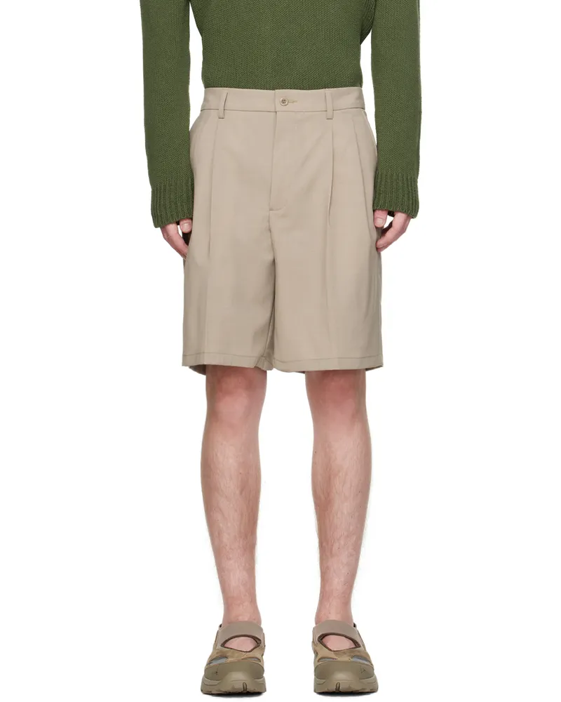 Norse Projects Beige Benn Shorts Light