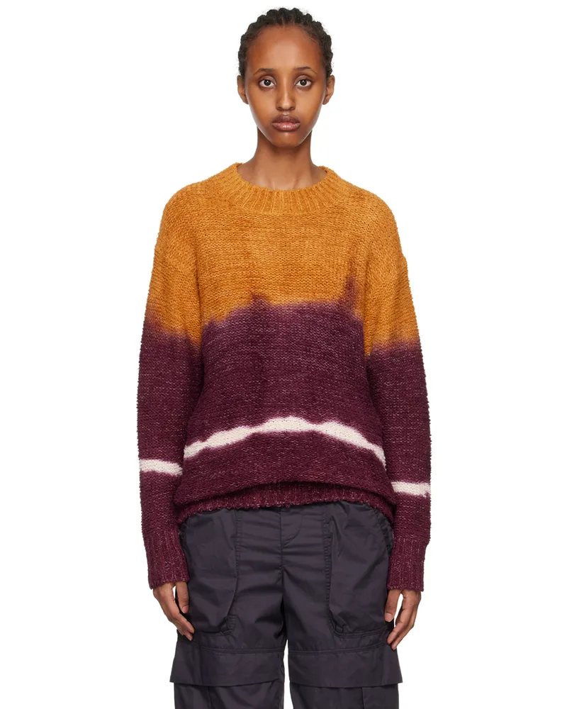 Étoile Isabel Marant Orange & Purple Happy Sweater Ryoc