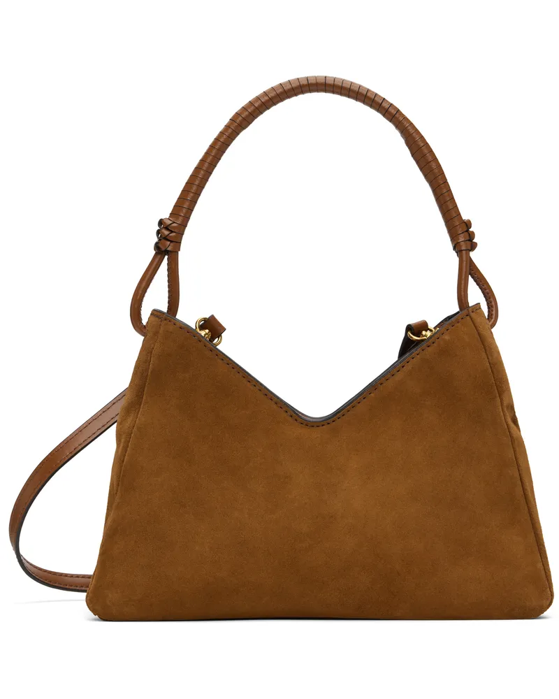 STAUD Tan Valerie Shoulder Bag Tan