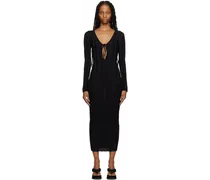 Black Liaison Maxi Dress