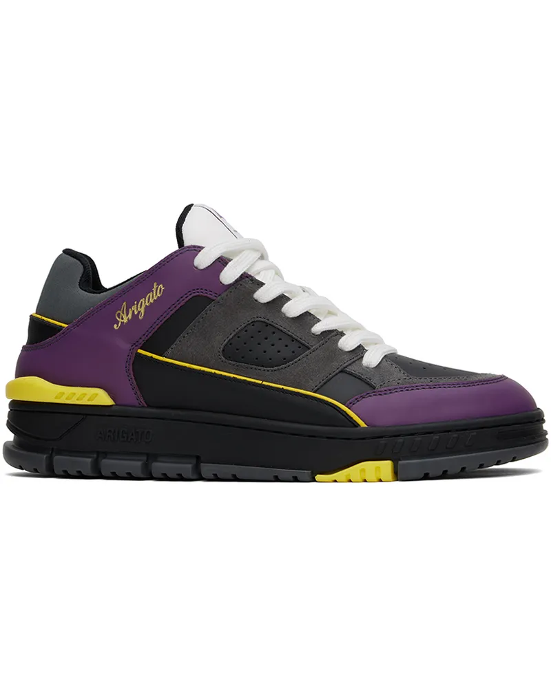 Axel Arigato Black & Purple Area Team Colours Sneakers Black