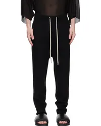 Rick Owens Black Drawstring Lounge Pants Black