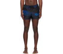 SSENSE Exclusive Black & Blue Swim Shorts
