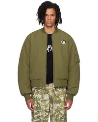 Carne Bollente Khaki Desire Connections Reversible Bomber Jacket Khaki