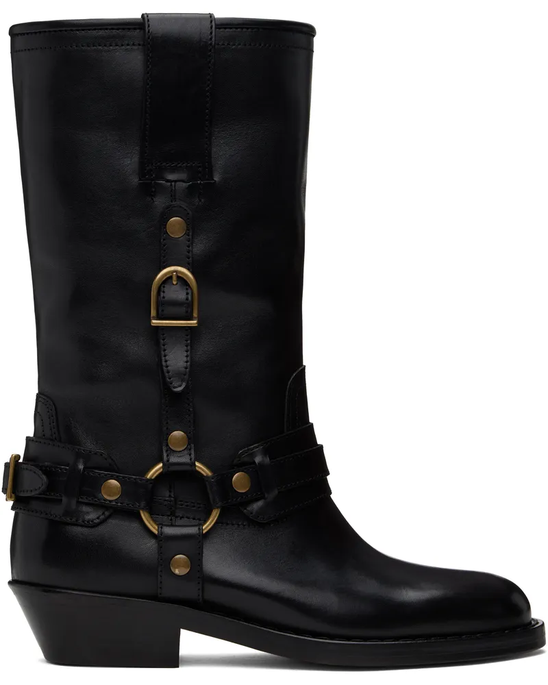 Isabel Marant Black Heiko Boots Black