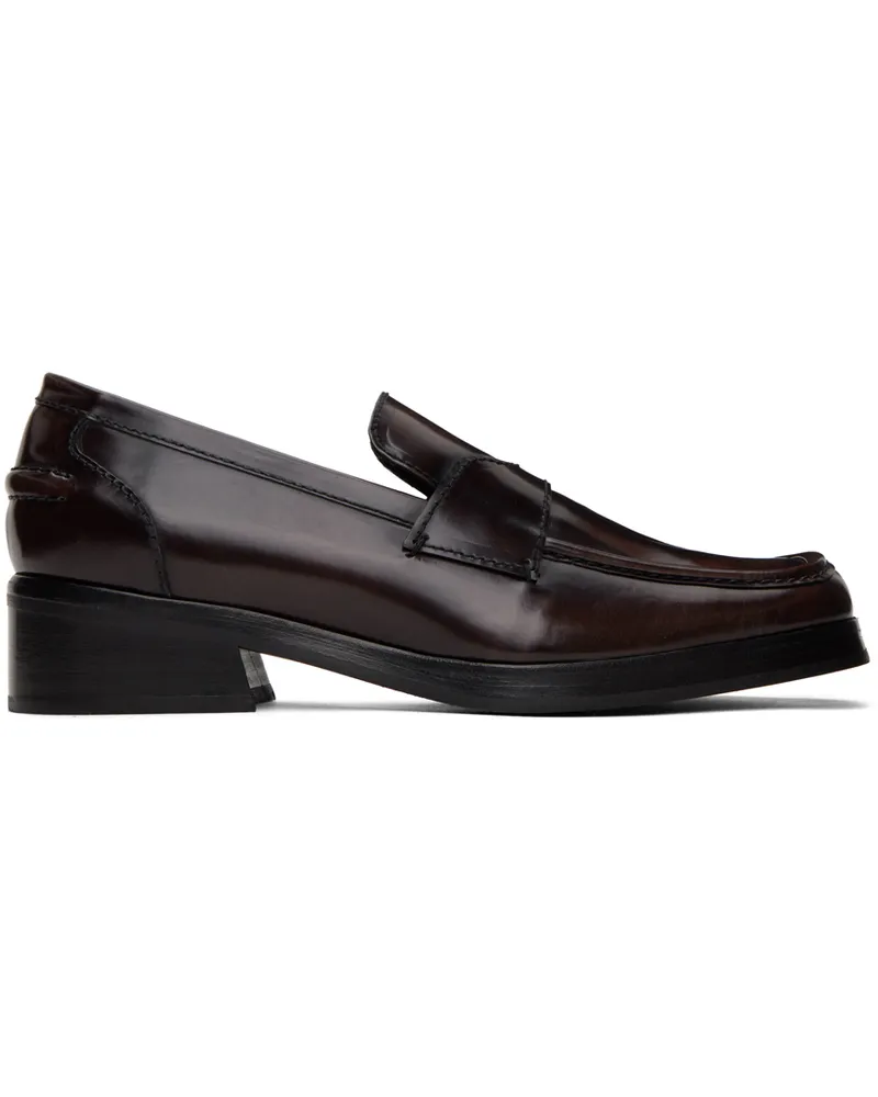 Eckhaus Latta Brown Latta Loafers Dark