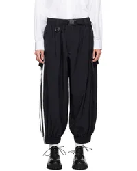 Y-3 Black NYL Track Pants Black