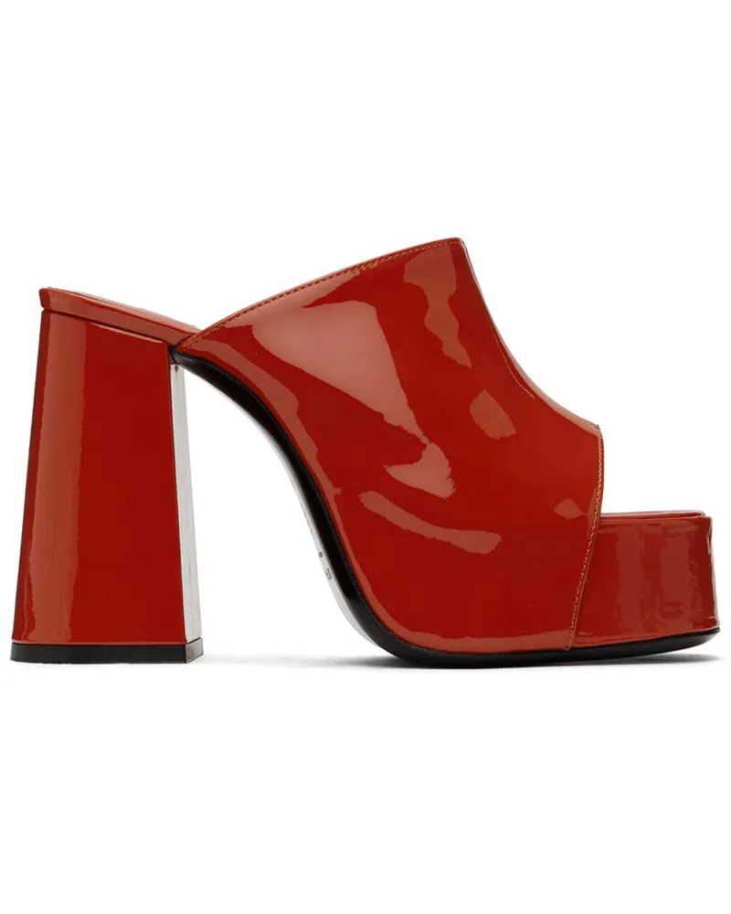 by FAR Orange Brad Heeled Sandals Bug