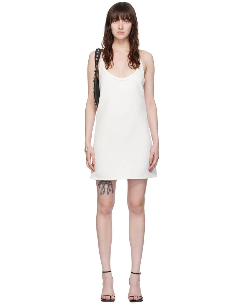 Courrèges White Babydoll Minidress 0001