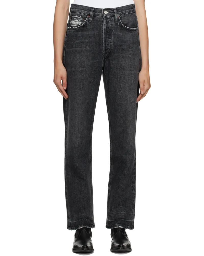 AGOLDE Gray 90's Jeans Rebellion
