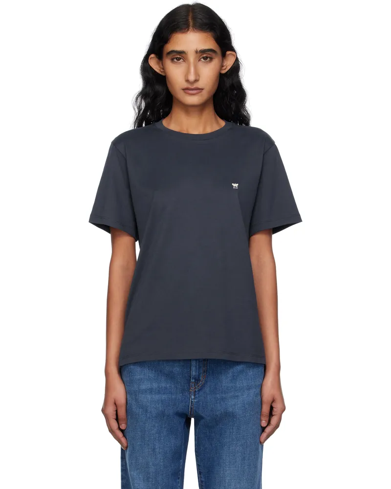 Max Mara Navy Venaco T-shirt 007
