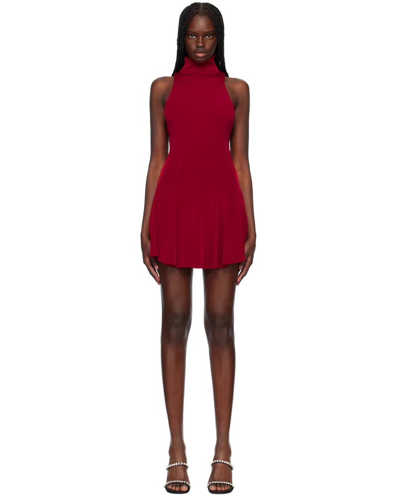 Mirror Palais Red Christy Supermodel Minidress Scarlet