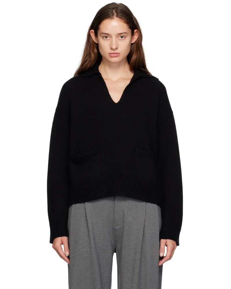 Rag & Bone Black Danica Polo Black