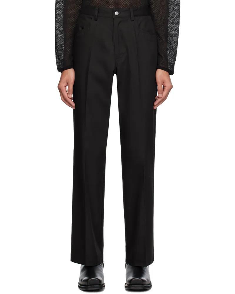 Second/Layer Black 'El Valluco' Trousers Black