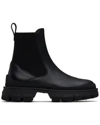 Moncler Black Hevea Chelsea Boots Black