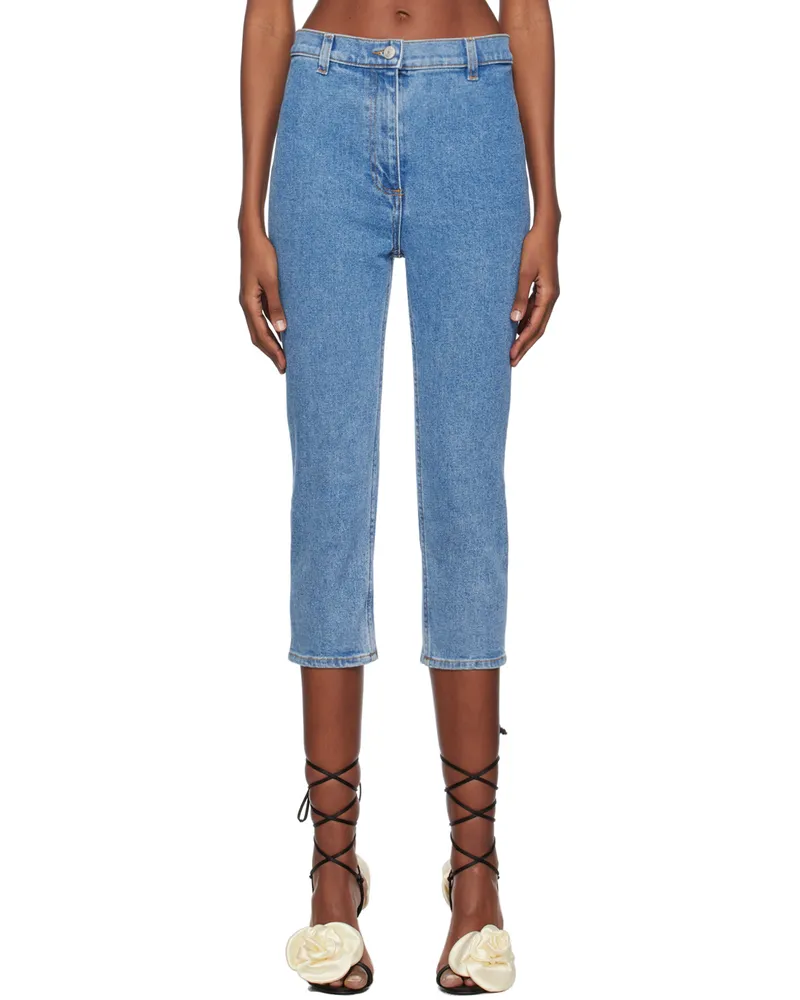 Magda Butrym Blue Slim-Fit Jeans Blue