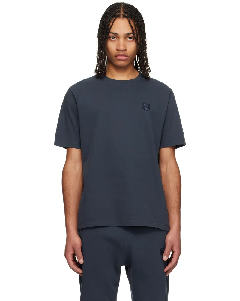 Kitsuné Navy Bold Fox Head Patch Comfort T-shirt P476