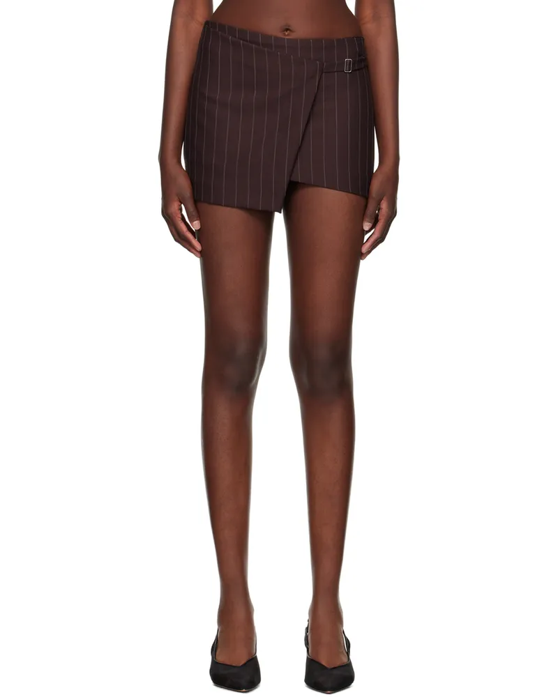 bec & bridge Brown Jade Miniskirt Plum