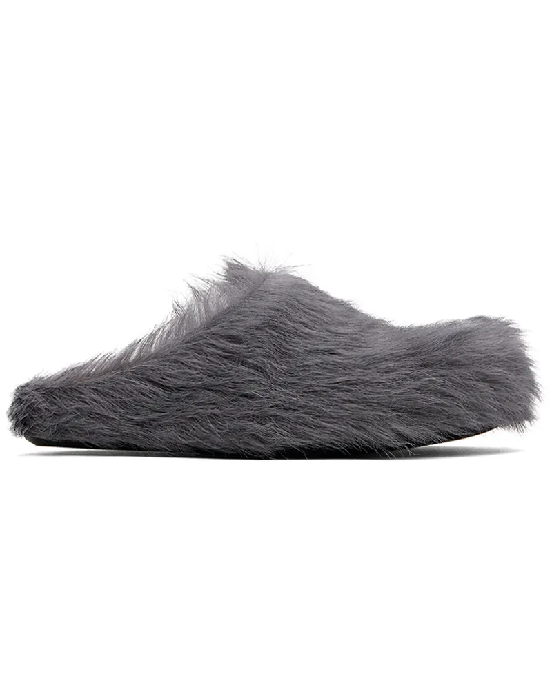 Marni Gray Fussbett Sabot Loafers 00n30