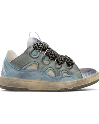 Lanvin SSENSE Exclusive Blue Curb Sneakers Pale