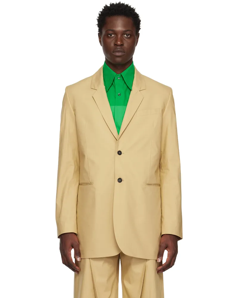T/SEHNE SSENSE Exclusive Beige Blazer Beige