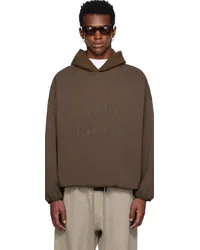 Fear of God Brown Bonded Hoodie Heather