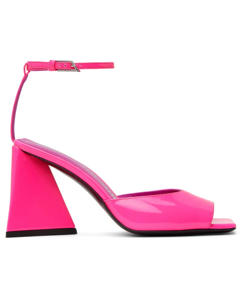 ATTICO Pink Piper Heeled Sandals 168