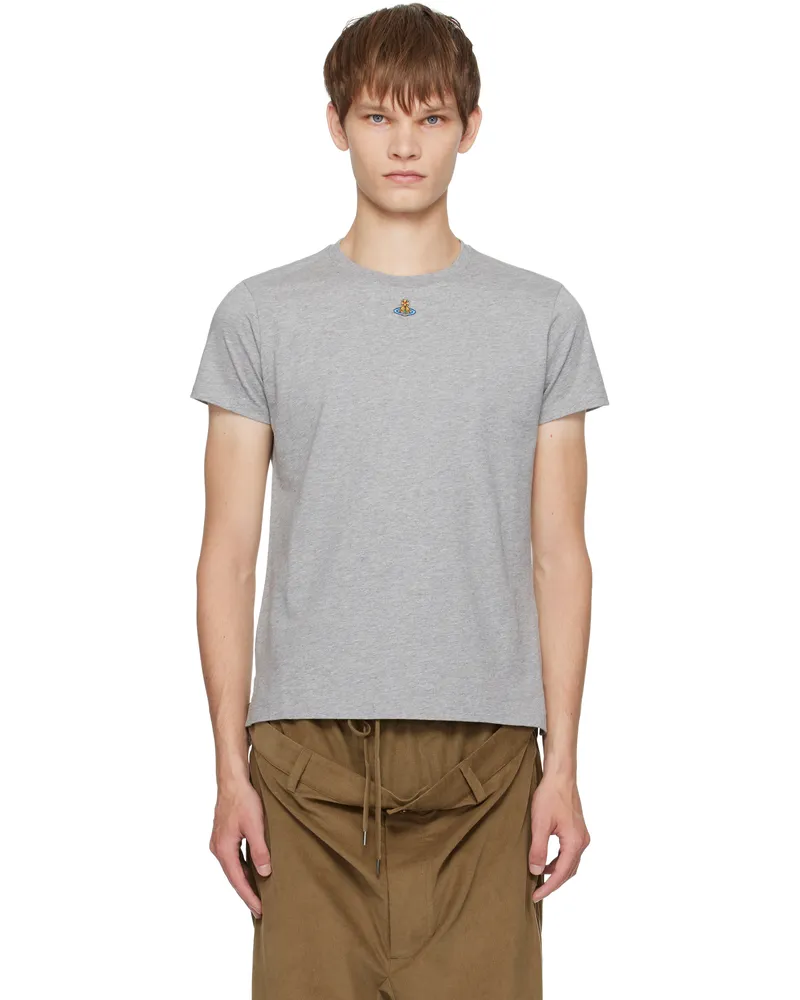 Vivienne Westwood Gray Orb Peru T-shirt Aw25-grey