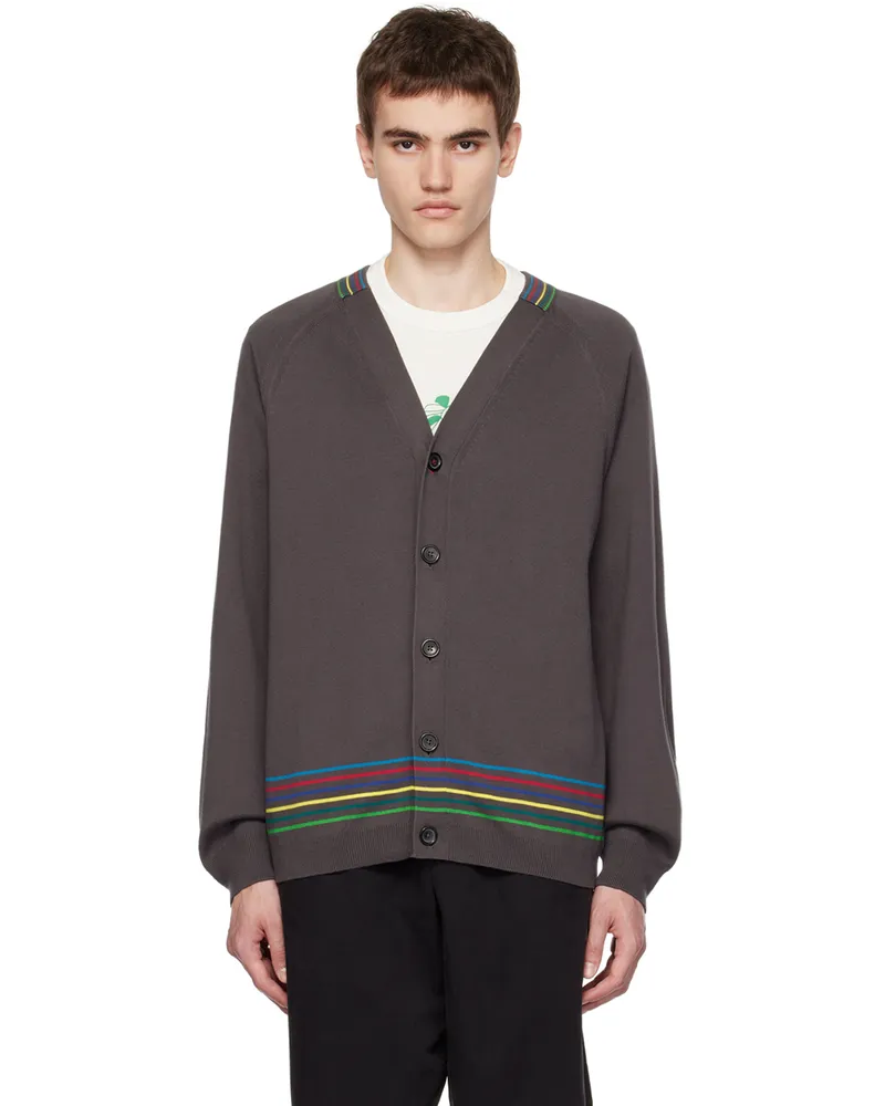 Paul Smith Brown Striped Cardigan 77