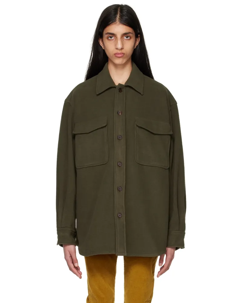 6397 Khaki Polyester Jacket Army