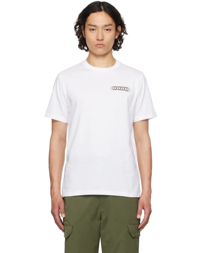 Paul Smith White Overlapping Circles T-shirt 1
