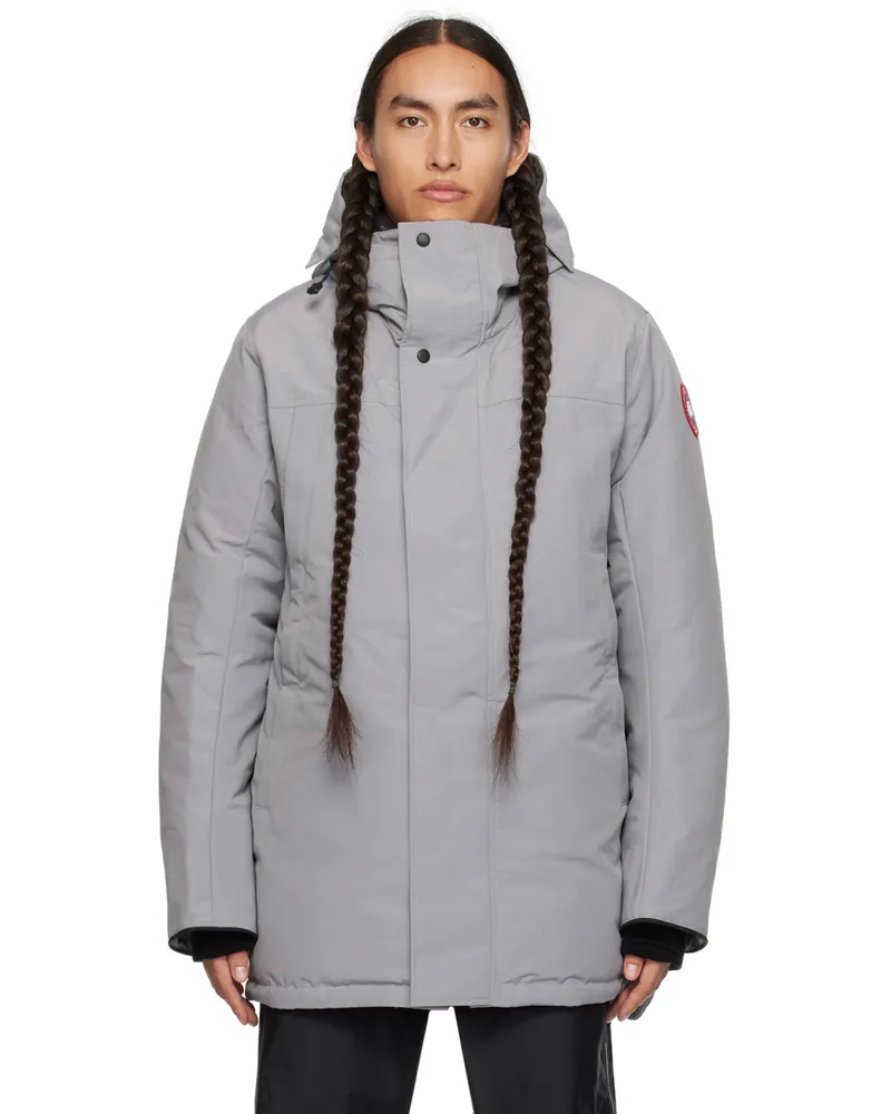 Canada Goose Gray Sanford Down Jacket Boulder