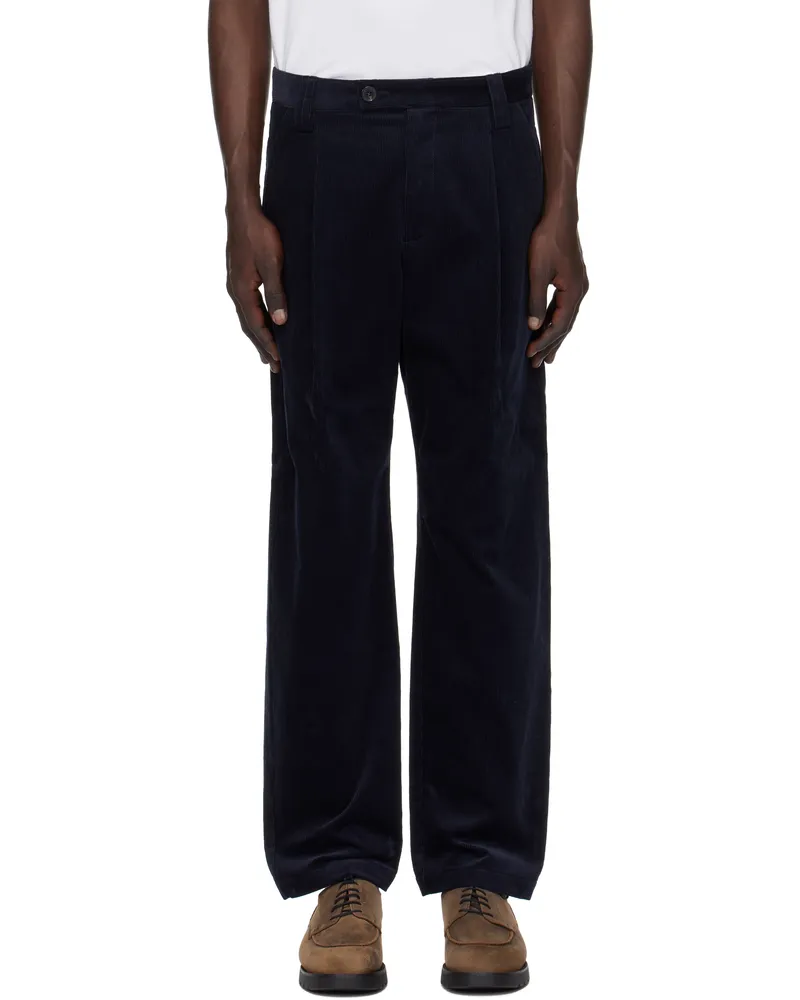A.P.C. Navy Renato Trousers Iau