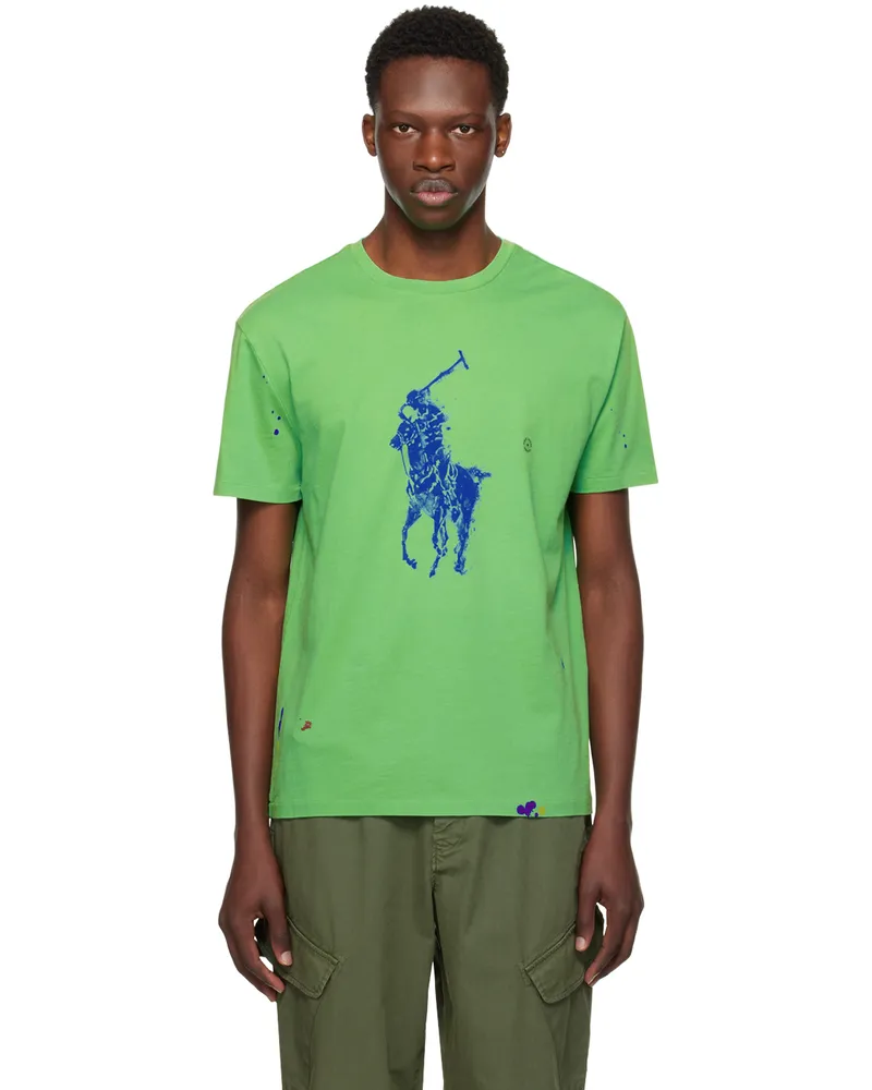 Ralph Lauren Green Big Pony T-Shirt Vineyard