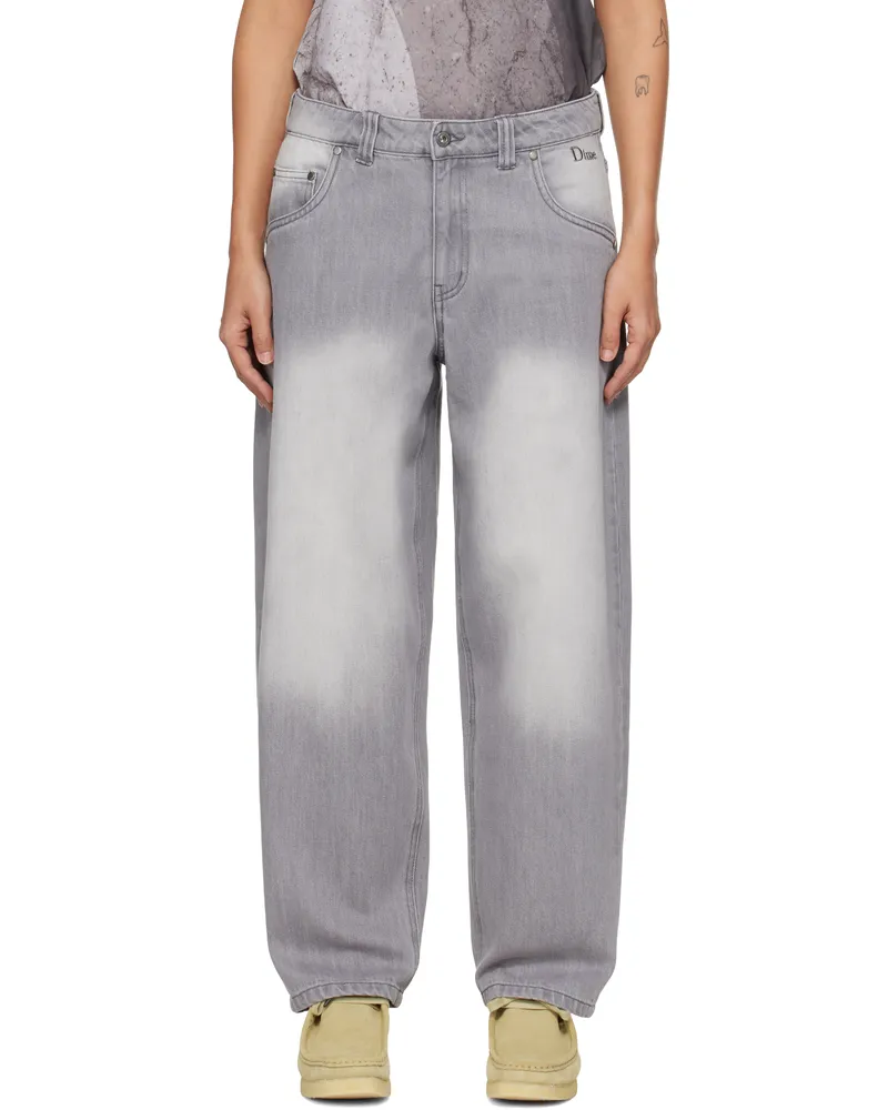 Dime Gray Classic Baggy Jeans Sandblaster