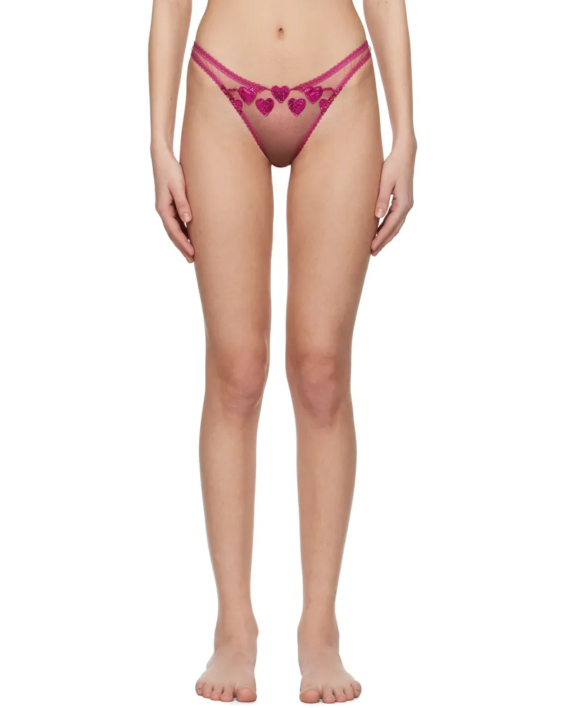 Agent Provocateur Pink Liliya Thong 520520