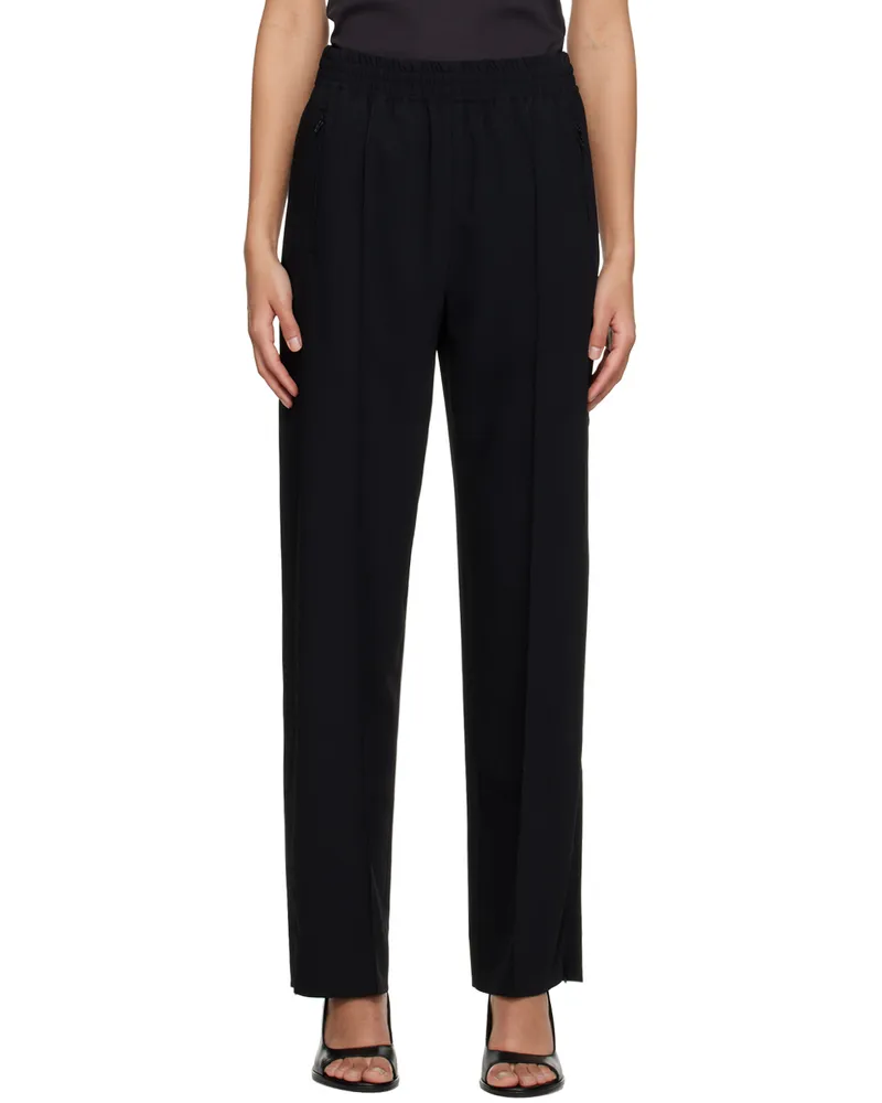 See by Chloé Black City Fluid Trousers 001