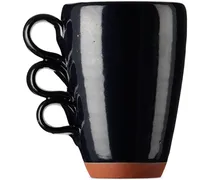 Black Ribete Rosetta Mug