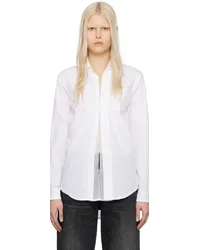 R13 White Foldout Shirt White