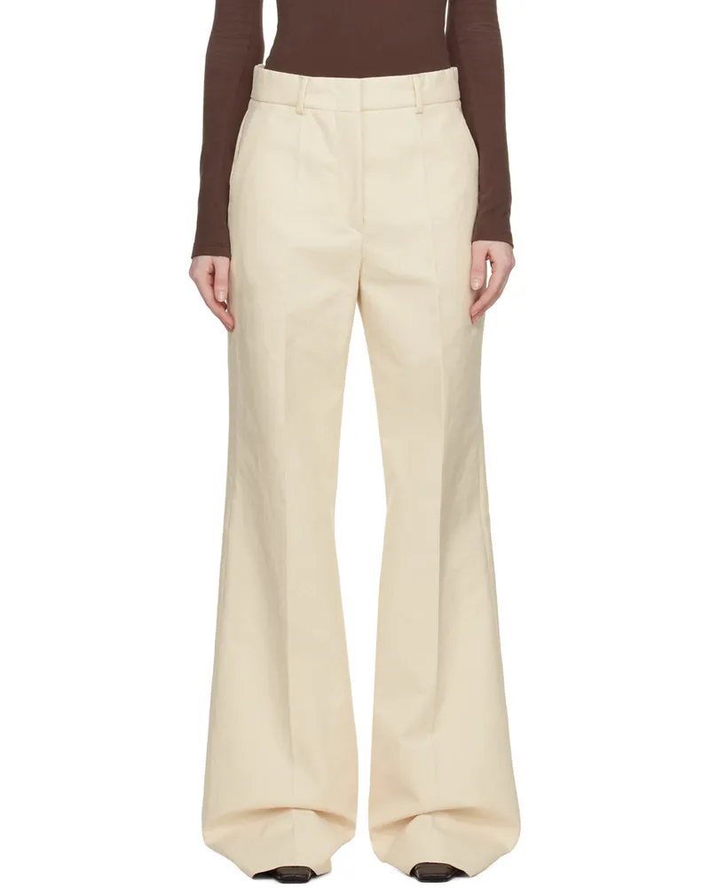 SPORTMAX Off-White Canale Trousers 003