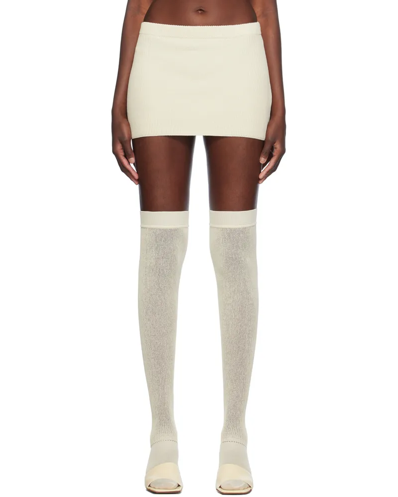 Aya Muse Off-White Eris Miniskirt Off